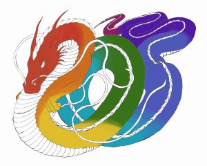 Rainbow Dragon base post