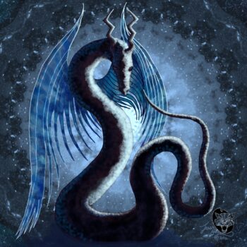 A fantasy creature I personally created, this is one of the four divine magical creators. This
particular one is Amethyst who rules the magic between both dark and light. Space itself
circles behind her as her crystal wings shimmer. It was done as a digital piece. Prints are
available for a variety of prices.