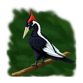 The Rarest Woodpecker (Ivory BIlled Woodpecker)