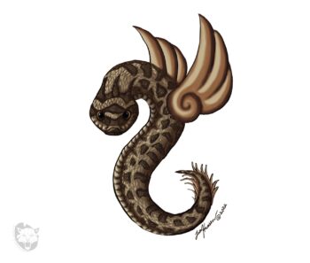 What is more cute than a hognose with wings? A fantasy version
of this adorable snake! Winged Hognose
